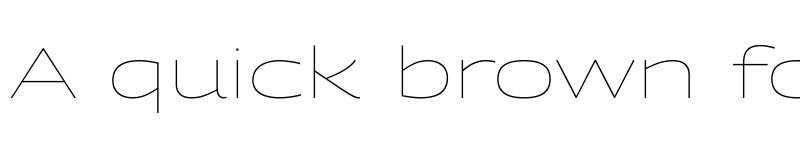 Preview of Georama Extra Expanded Thin font