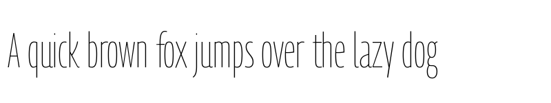 Preview of Georama ExtraCondensed Thin font