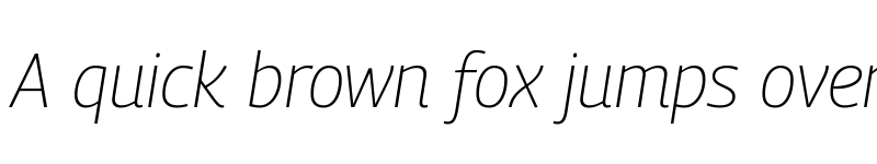 Preview of Georama ExtraLight Italic font