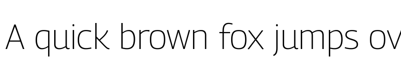 Preview of Georama ExtraLight font