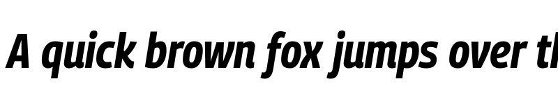 Preview of Georama Semi Condensed Bold Italic font