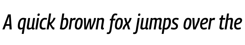 Preview of Georama Semi Condensed Medium Italic font