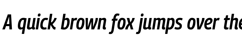 Preview of Georama Semi Condensed SemiBold Italic font