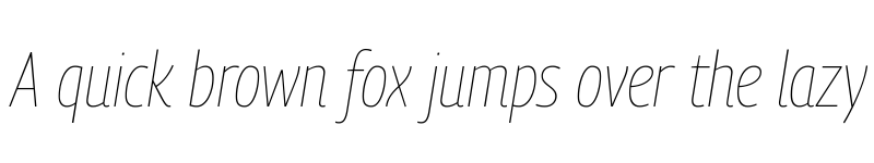 Preview of Georama Semi Condensed Thin Italic font