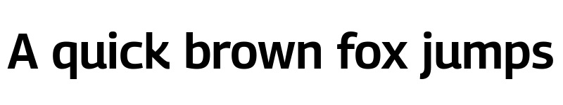 Preview of Georama SemiBold font