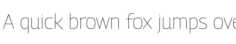 Preview of Georama Thin font