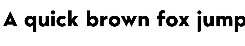 Preview of George Bold font