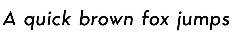 Preview of George Italic font