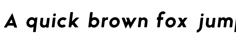 Preview of George Rounded Bold Italic font