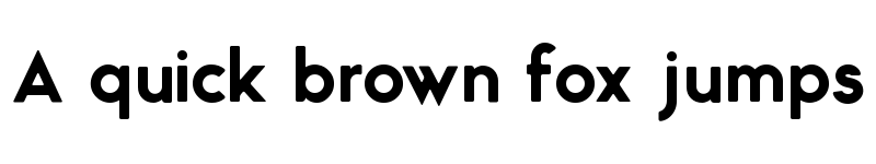 Preview of George Rounded Bold font