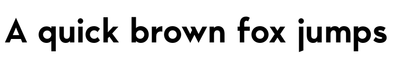 Preview of George SemiBold font