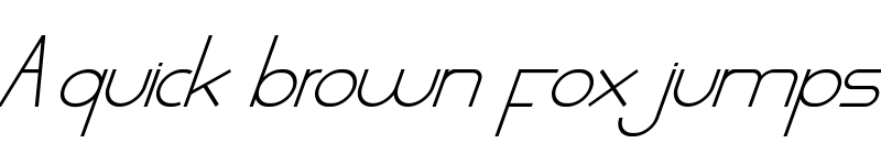 Preview of George Sight Outline font