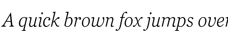 Preview of Georgia Pro Cond Light Italic font