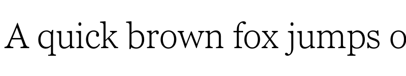 Preview of Georgia Pro Light font