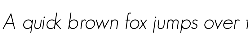 Preview of GeosansLight Medium Italic font