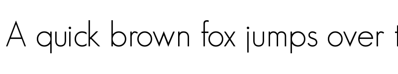 Preview of GeosansLight Regular font