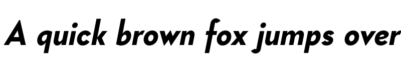 Preview of Geraldton Black Italic font