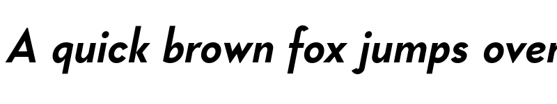 Preview of Geraldton Extra Bold Italic font