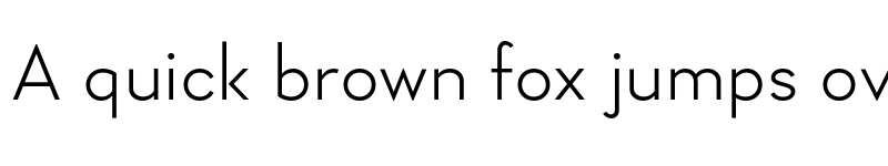 Preview of Geraldton Light font