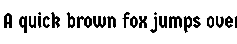 Preview of Germania One Regular font