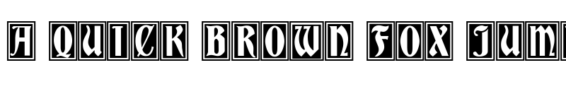 Preview of Germania Versalien Regular font