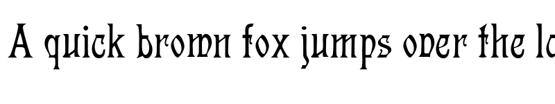 Preview of Germanica Regular font