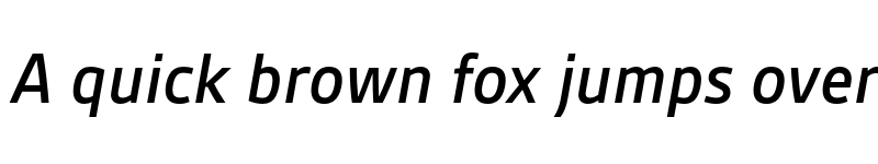 Preview of Gesta Medium Italic font