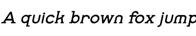 Preview of Getboreg Slab Italic font