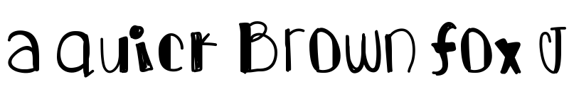 Preview of GetLucky Medium font