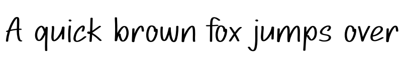 Preview of GEULIS Regular font