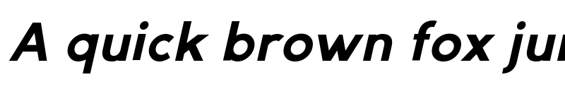 Preview of Gexo Sans Demo Bold Italic font