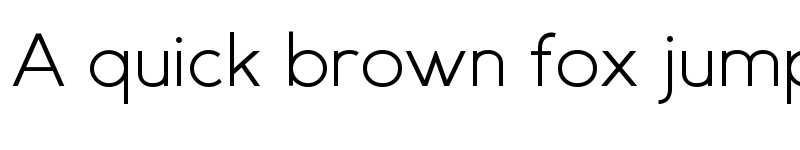 Preview of Gexo Sans Light font