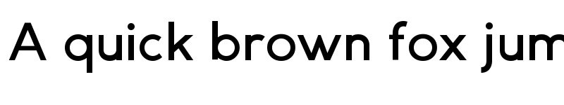 Preview of Gexo Sans Medium font