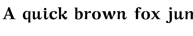 Preview of GFS Artemisia Bold font