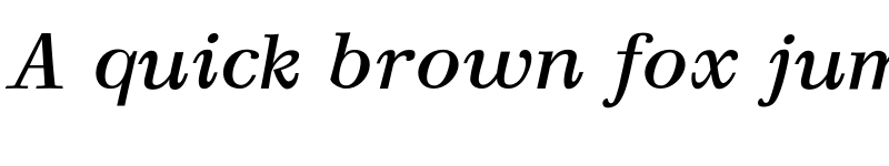 Preview of GFS Bodoni Bold Italic font