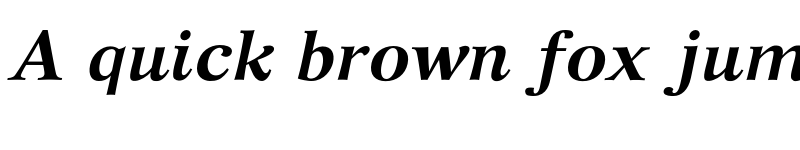 Preview of GFS Didot Bold Italic font