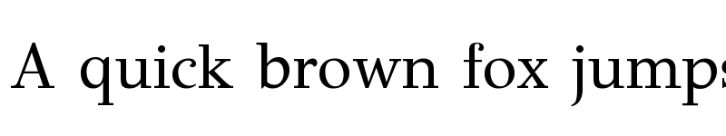 Preview of GFS Didot Regular font