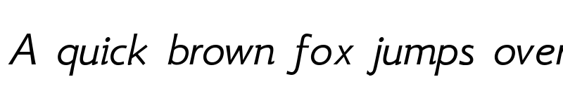 Preview of GFS Neohellenic Italic font