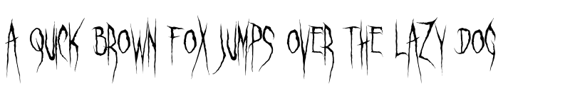 Preview of Ghastly Panic Regular font