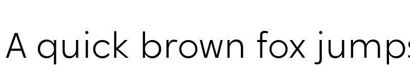 Preview of Ghino Extralight font