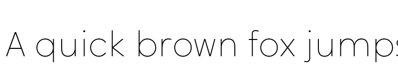 Preview of Ghino Thin font