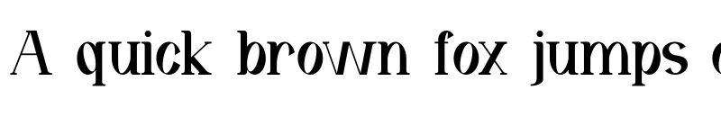 Preview of GHOAS Regular font