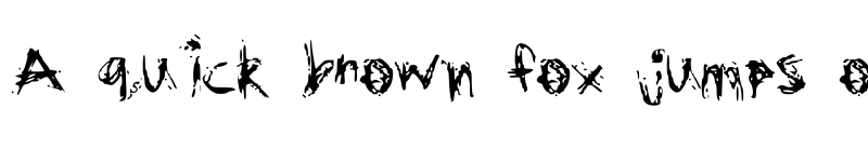 Preview of GhostChase Medium font