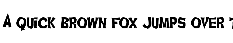 Preview of Ghoulish Fright AOE Regular font