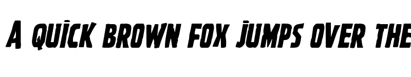 Preview of Ghoulish Intent Italic Italic font