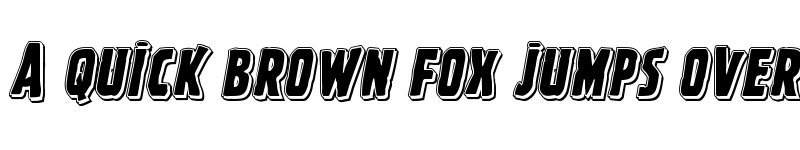 Preview of Ghoulish Intent Punch Italic Italic font