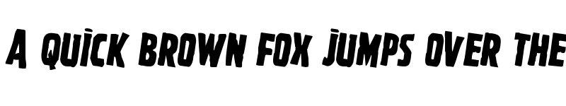 Preview of Ghoulish Intent Rotated 2 Regular font