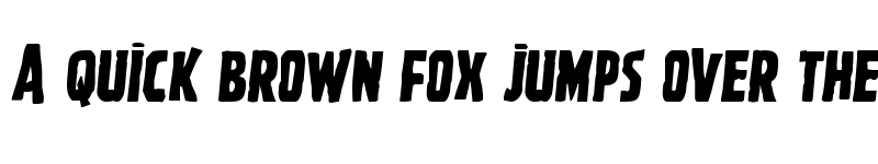 Preview of Ghoulish Intent Semi-Italic Semi-Italic font