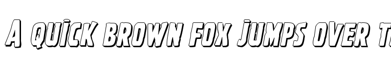 Preview of Ghoulish Intent Shadow Italic Italic font