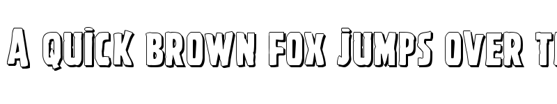 Preview of Ghoulish Intent Shadow Regular font